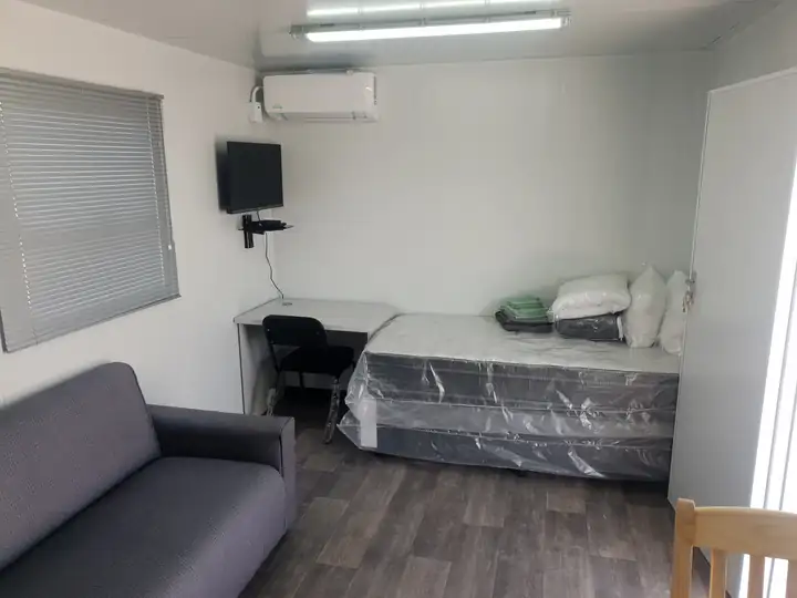 Man camp: accommodation room