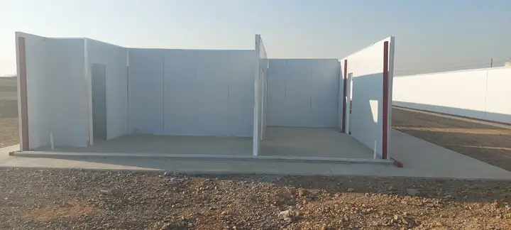 Seriti: wall panels going up